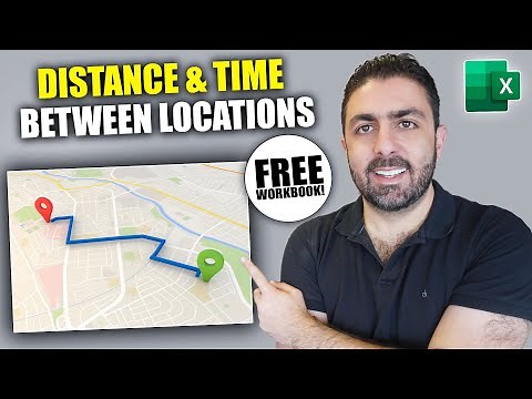 Free Excel Calculator for Time and Distance between locations Using Google Maps API