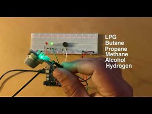 Arduino Project - Smoke Detection Alarm using MQ-2 Gas Sensor including Code