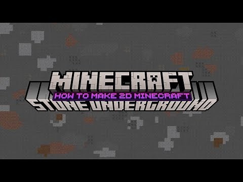 How To Make Minecraft 2D | Episode 1 | Stone Underground