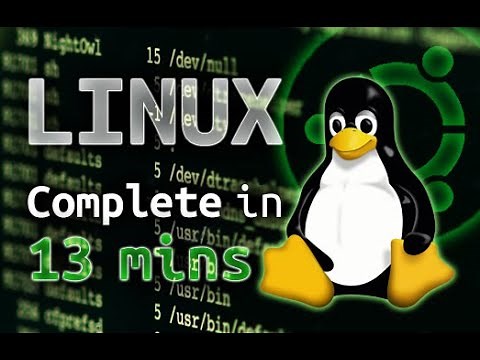 Linux - Tutorial for Beginners in 13 MINUTES! [ UPDATED ]