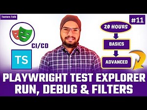 Playwright TypeScript #11 Test Explorer | Run Test & Debug Tests | Playwright Automation Tutorial