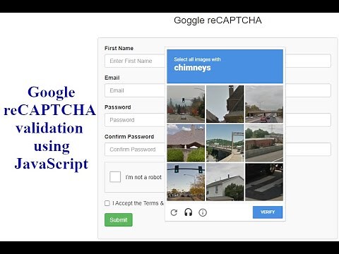 Google reCAPTCHA validation using JavaScript || How to validate google reCAPTCHA using JavaScript