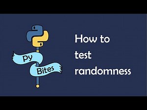 How to Test Python's Random Module