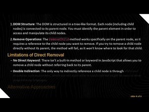 How to Delete a Child Node in JavaScript: Understanding the removeChild Method