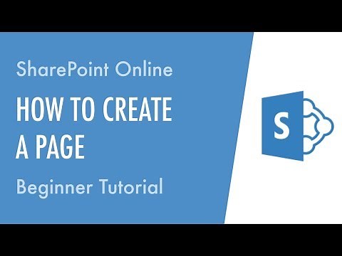 How to Create a Page in SharePoint Online - Beginner Tutorial