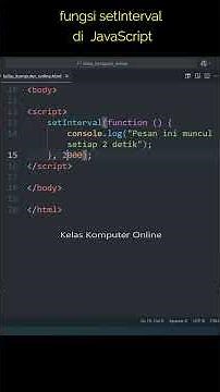Learn JavaScript For Beginners: How to Use the setInterval Function #coding #education