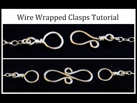 How to Make a Wire Wrapped Clasp : Easy Jewelry Tutorial