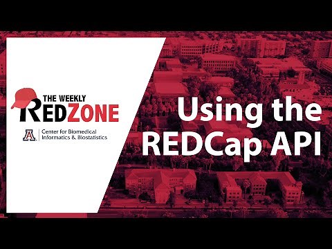 REDZone - Using the REDCap API