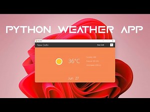 Get Accurate Weather Forecasts with this Easy-to-Use Python App: Try it Now!