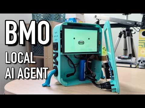 I made a real BMO local AI agent with a Raspberry Pi and Ollama