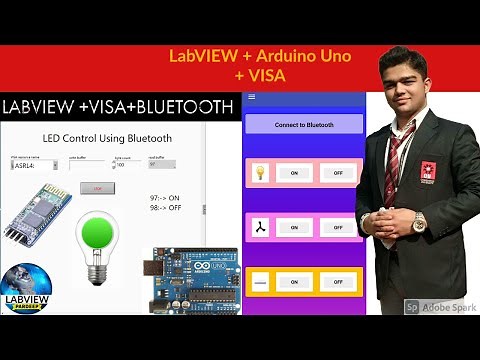 LabVIEW | Bluetooth Communication with Labview VISA & Arduino | LabVIEW + VISA + Arduino