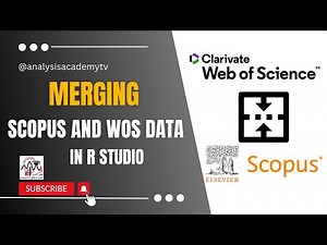 آموزش کامل ادغام داده های Scopus و web of science در نرم افزار R Studio