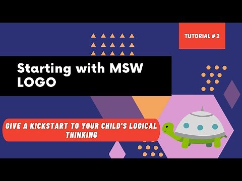 Getting started with MSW LOGO | (Logo Programming for Beginners) | Tutorial #2