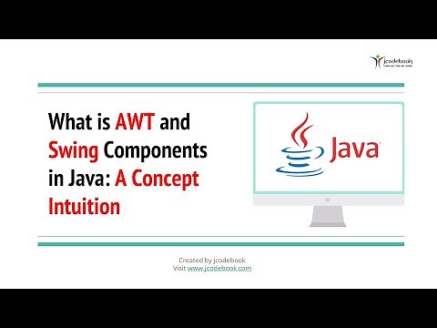 #70 What is AWT and Swing Components in - Java A Concept Intuition