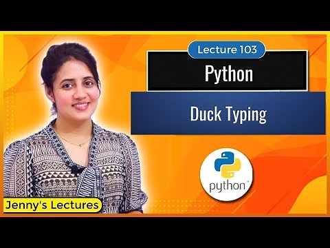 Duck Typing in Python| Python Tutorials for beginners #lec103