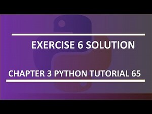 Exercise 6 solution : Python tutorial 65