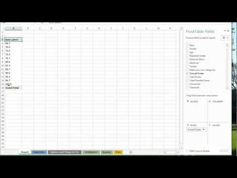 Make Histogram of Student Scores in Excel - No Formulas!