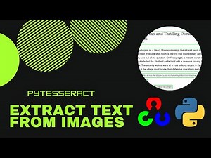 Extract text from Images with pytesseract & OpenCV (2021) | Python | #pyguru