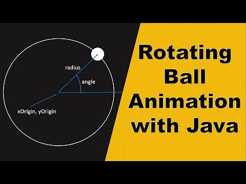 Animation in Java - Rotating Ball around a center using Multithreading and Graphics Programming