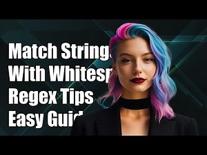 Regex to Match Strings Starting or Ending with Whitespace Characters