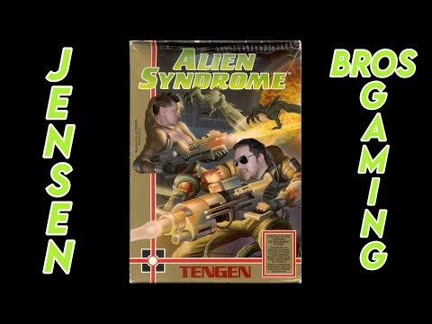 Alien Syndrome gameplay by Jensen Bros (NES)