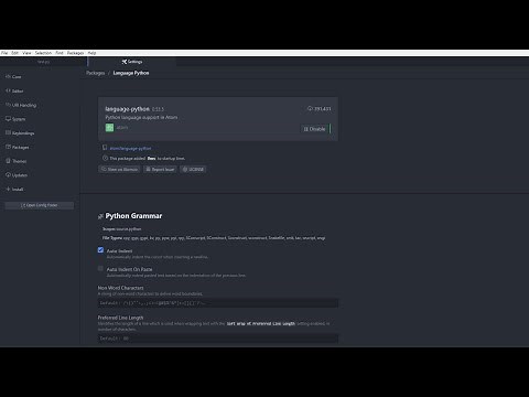 How to Setup Atom for Python Programming on Windows 10
