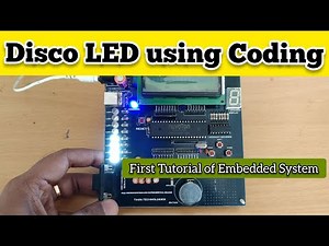 LED pattern lights | embedded systems tutorial for beginners | embedded c programming tutorial hindi