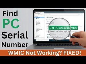How to Find Your PC Serial Number in Windows 11 | WMIC Not Working Fix (PowerShell Method)