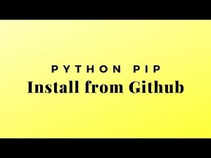 How to Install Python Packages from Github