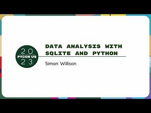 Tutorials - Simon Willison: Data analysis with SQLite and Python