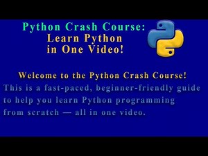 Python Crash Course 🔥 | Learn Python Basics in One Video for Beginners (2025)