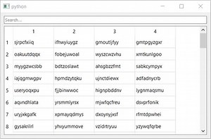 How to Search a QTableWidget in Python — Find and Select Items