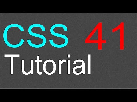 CSS Tutorial for Beginners - 41 - Vertical menu