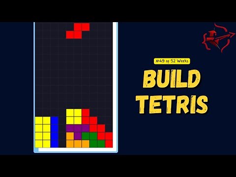 Tetris Game Coding Tutorial with HTML5 Canvas