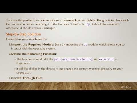 How to Rename Files in Python while Excluding Specific Extensions