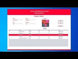 Library Management System Using Java Swing and MYSQL Module 1