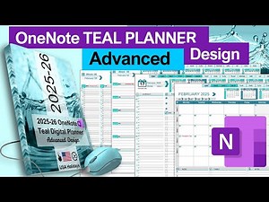 Next-Level OneNote Planning | Teal Planner Advanced Design Overview