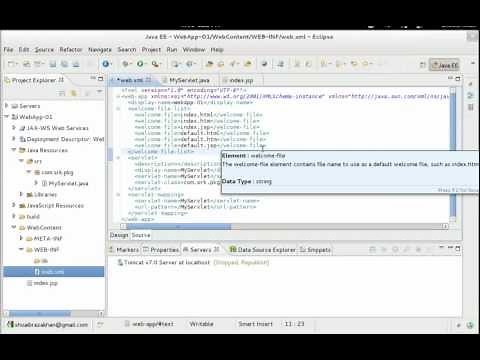 Creating a Web Application with Eclipse IDE