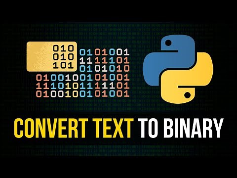Convert Text To Binary in Python