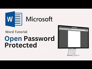 How to Open Password Protected Word Documents (2024) - Remove Word Password