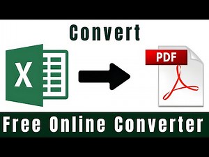 Convert Excel File to PDF Online - Free Method