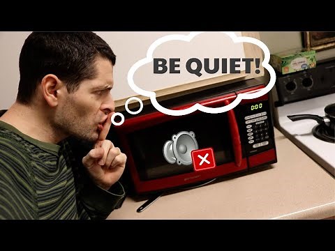 Stop loud microwave beeping