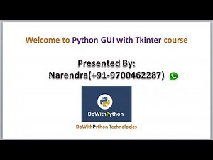 Python GUI with Tkinter introduction