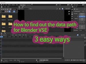 How to find out the data path for python scripting in Blender VSE.