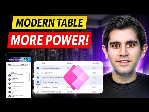 Multi Select in Power Apps Modern Table Control for Bulk Actions | Tutorial