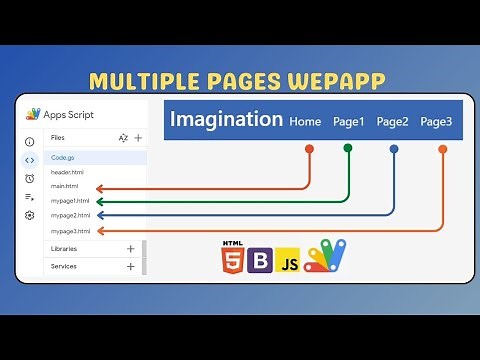 📰How to Build a Dynamic Web App with Google Apps Script | Navigation & Multiple Pages Tutorial