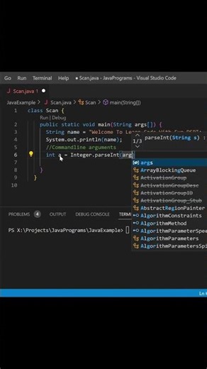 Java Command Line Arguments question | Runtime Arguments | #javaprogramming ‪@learncodewithfun‬