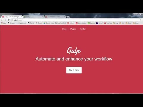 Gulp (Gulp.js) Tutorial for Beginners - 1 - Download and Installing npm