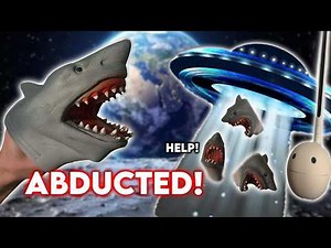 Shark Puppet's Children Get ABDUCTED By ALIENS 👽🛸
