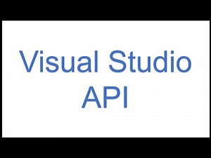 How to create api using visual studio